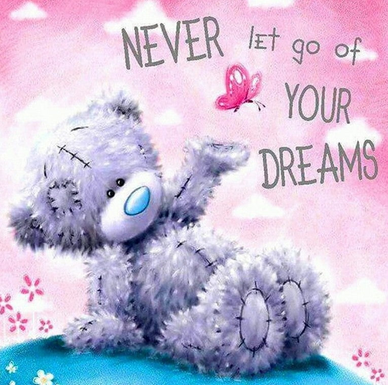 Never let go diamond painting ontwerp