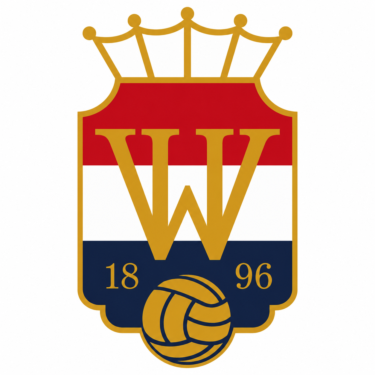 Logo Willem II diamond painting ontwerp