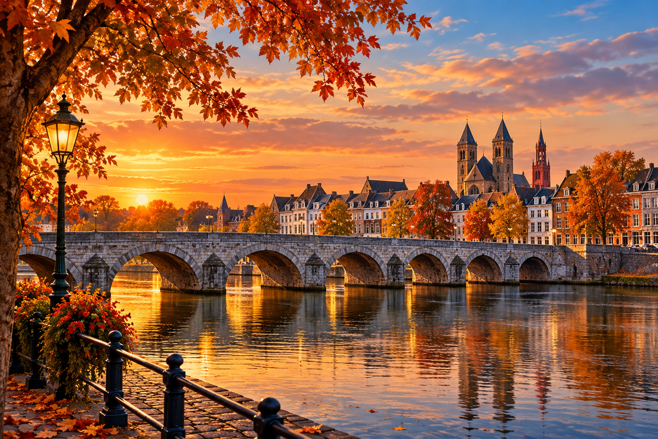 Maastricht aan de Maas diamond painting ontwerp