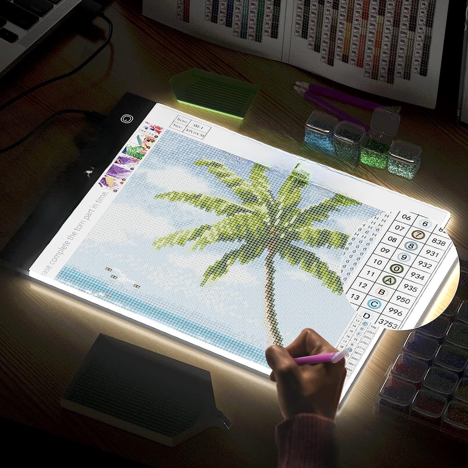 Diamond Painting Ultra dunne A5 LED - Morgen in huis - #1 In Kwaliteit Van NL & BE