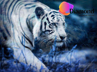 Thumbnail for Lopende witte tijger Diamond Painting for you
