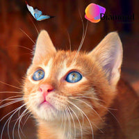 Thumbnail for Katje en vlinder Diamond Painting for you