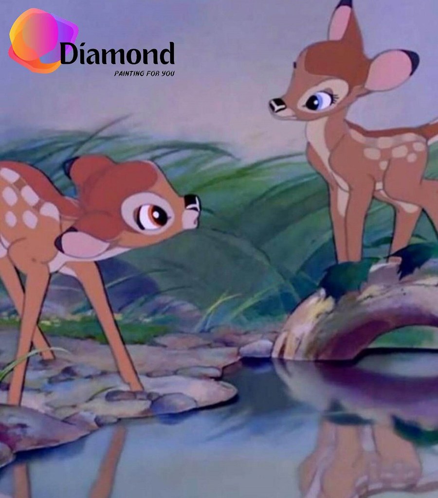 Bambi en Faline Diamond Painting for you