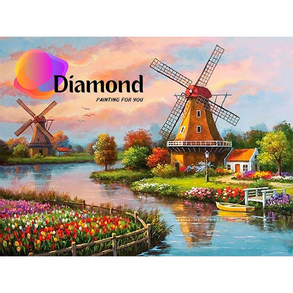 Zaanse Schans Molens Diamond Painting for you