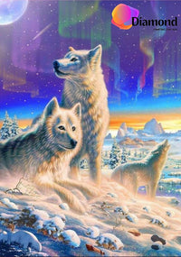 Thumbnail for Wolven op Antartica Diamond Painting for you