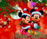 Thumbnail for Mickey en Minnie Merry Christmas Diamond Painting for you