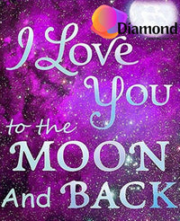 Thumbnail for Liefde tot de maan en terug Diamond Painting for you