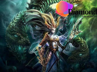 Thumbnail for Koningin van de draken Diamond Painting for you