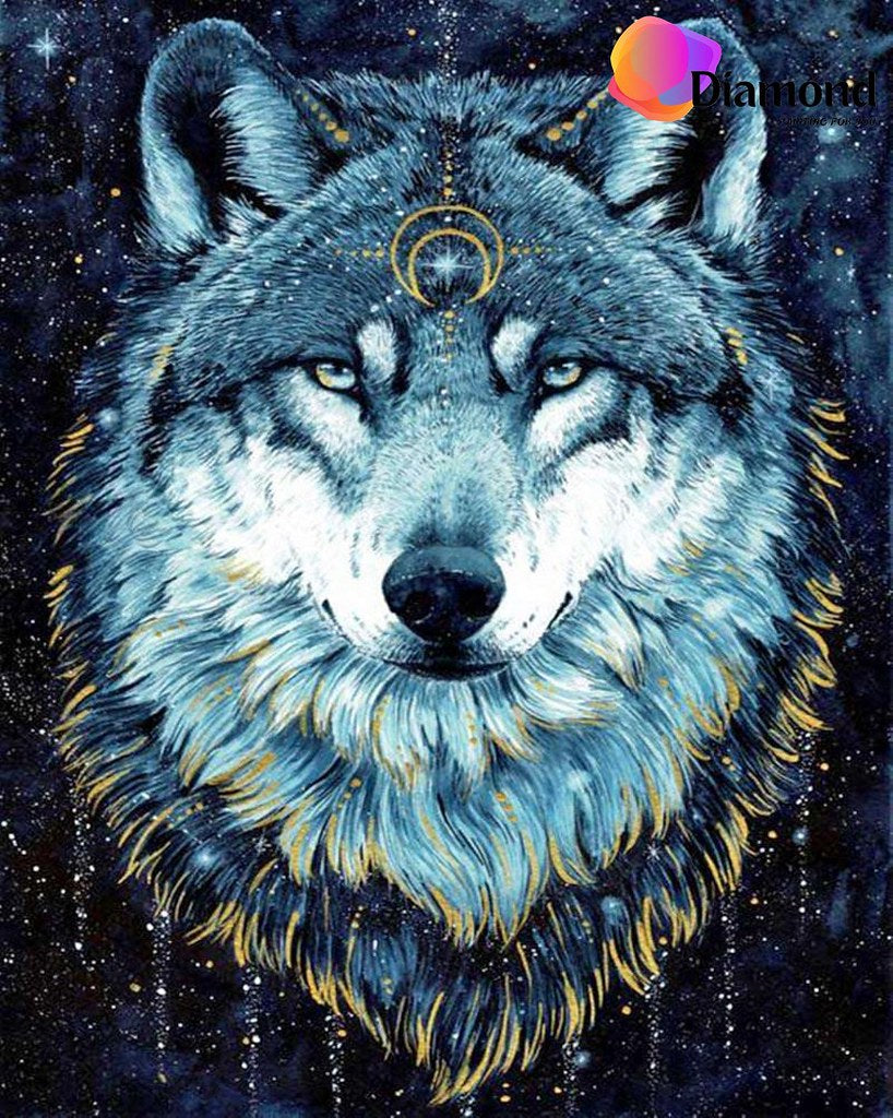 Spirituele wolf Diamond Painting for you
