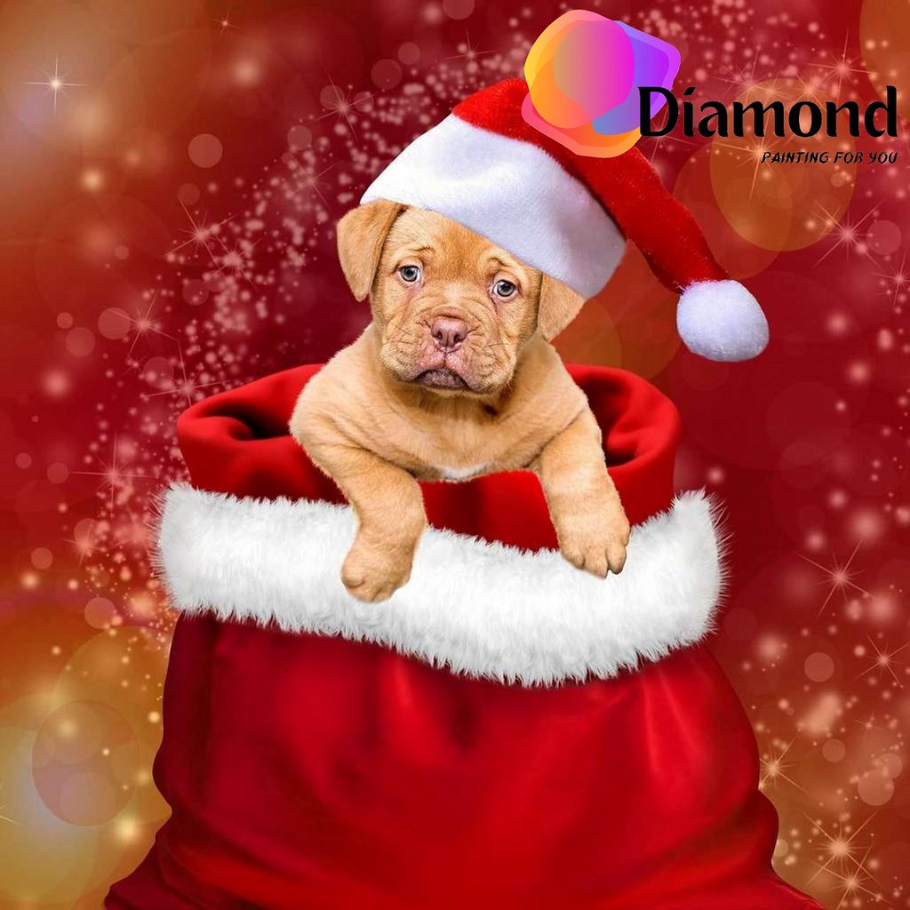 Kerst pup Diamond Painting for you
