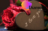 Thumbnail for Ik hou van jou met rode roos Diamond Painting for you