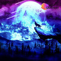 Thumbnail for Huilende Wolf Diamond Painting for you