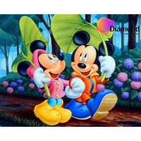 Thumbnail for Mickey en Minnie Mouse paraplu Diamond Painting for you