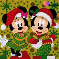 Thumbnail for Mickey en Minnie Kerst Diamond Painting for you