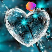 Thumbnail for Harten bubbel van water Diamond Painting for you