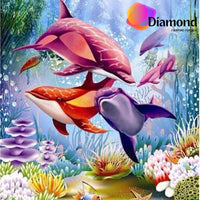 Thumbnail for Groep Dolfijnen Diamond Painting for you