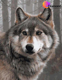 Thumbnail for De grijze wolf Diamond Painting for you