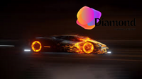 Thumbnail for Lamborghini in vuur en vlam Diamond Painting for you