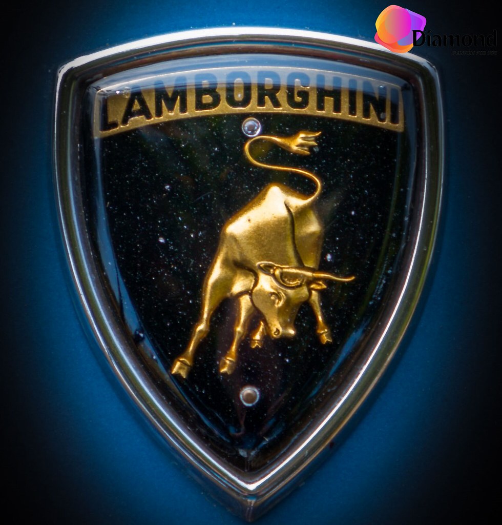 Lamborghini logo Diamond Painting for you