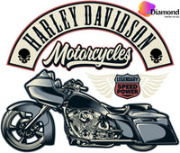 Thumbnail for Harley Davidson motor met naam Diamond Painting for you