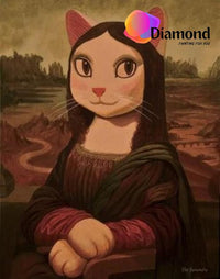 Thumbnail for Mona Lisa Kat Diamond Painting for you