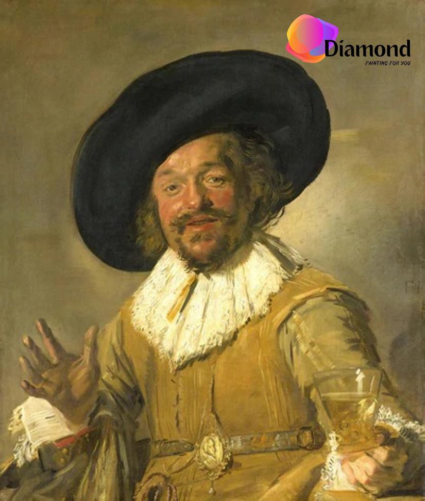 De Vrolijke Drinker van Frans Hals Diamond Painting for you