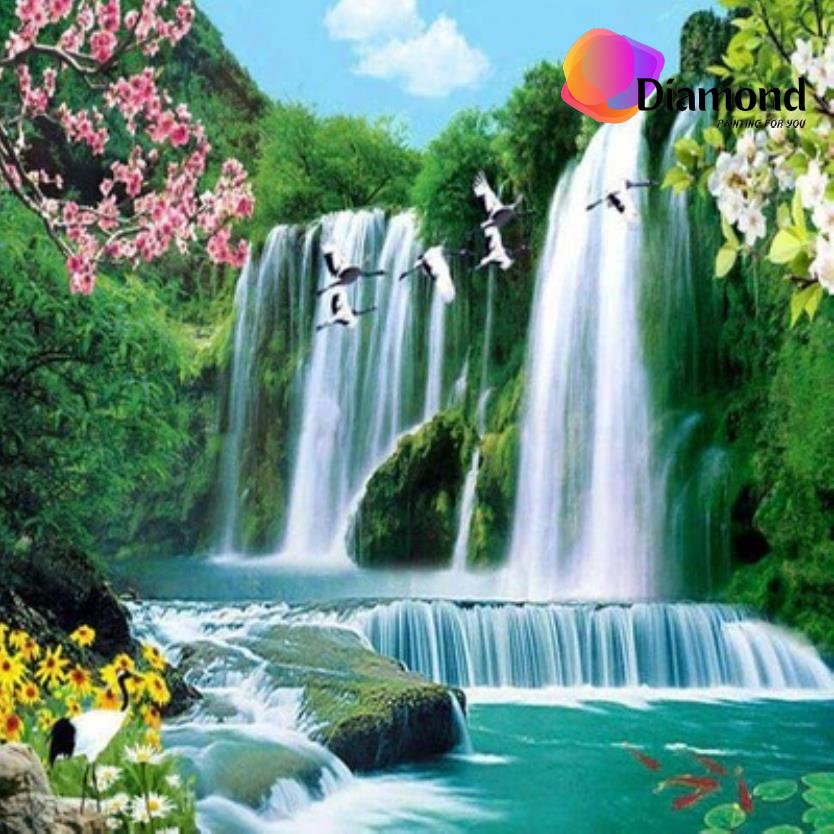 Waterval Landschap Diamond Painting for you