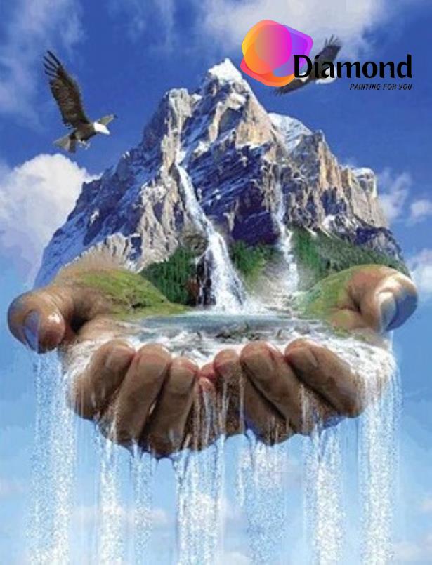 Waterval In Hand Diamond Painting for you