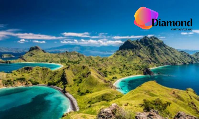 Padar Eiland Indonesie Diamond Painting for you