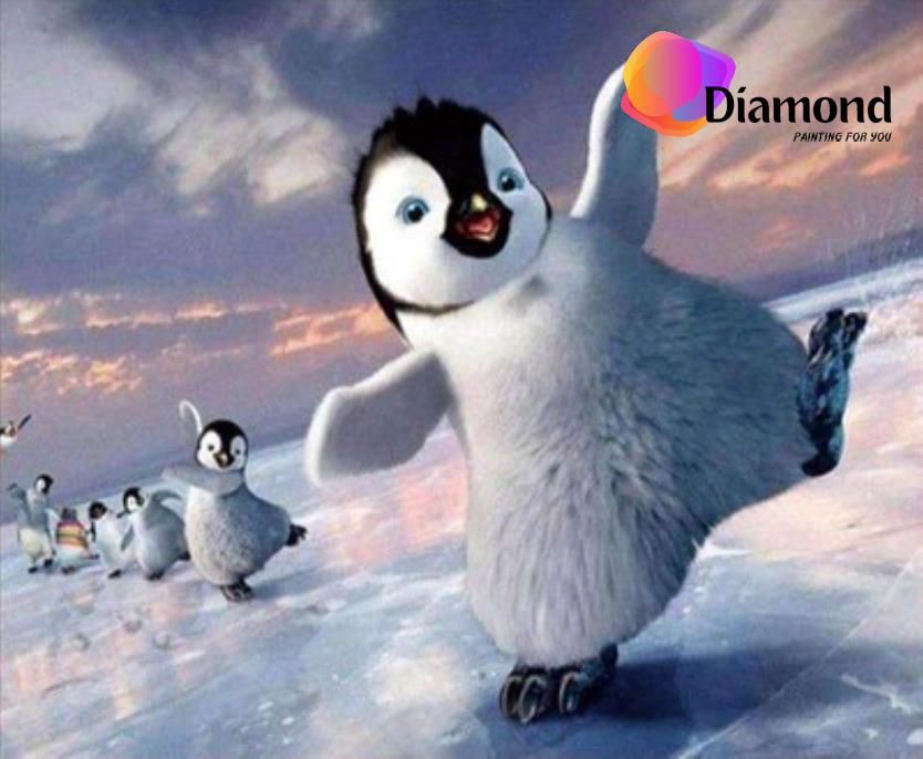 Dansende Pinguins Diamond Painting for you