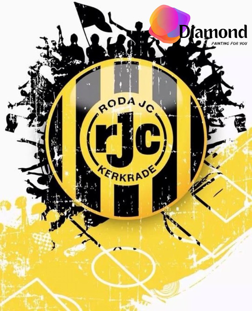 Roda JC logo met veld Diamond Painting for you