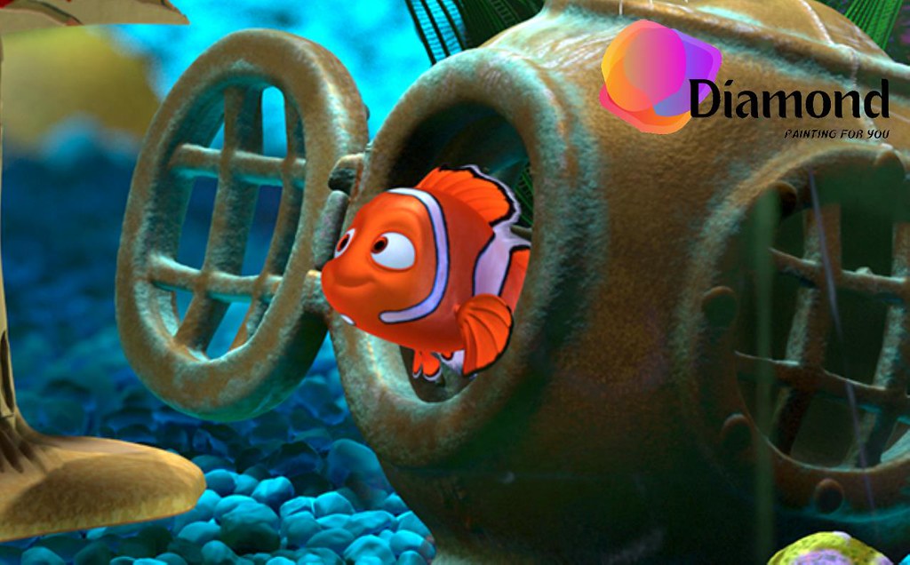 Nemo in een duikmasker Diamond Painting for you
