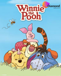 Thumbnail for Winnie the Pooh en vriendjes in het gras Diamond Painting for you