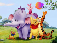 Thumbnail for Winnie the Pooh en vriendjes met Lollie Diamond Painting for you