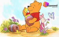 Thumbnail for Winnie the Pooh en knorretje eten honing Diamond Painting for you