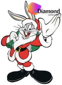 Thumbnail for Bugs bunny in kerstpak Diamond Painting for you