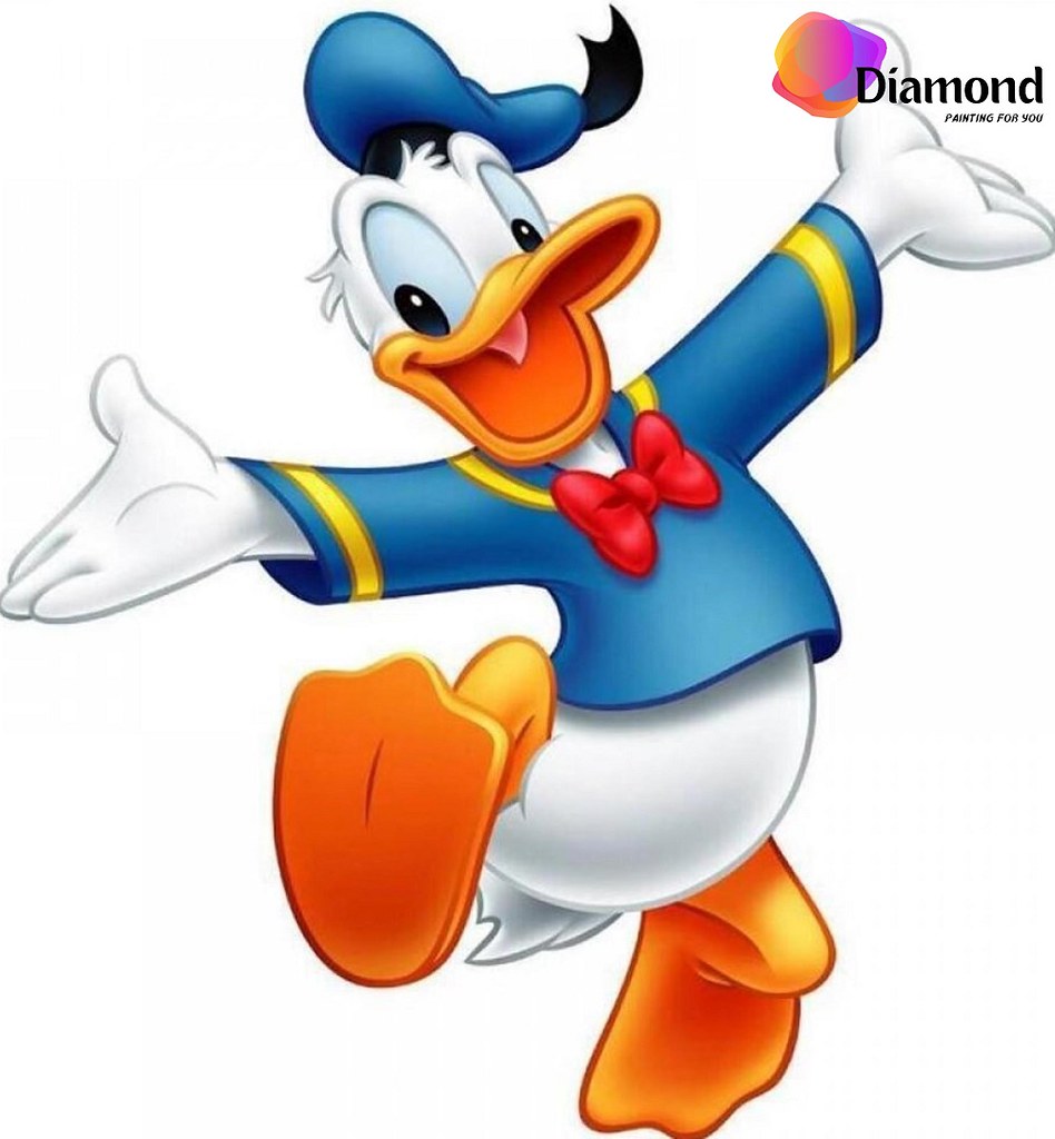 Donald Duck hier ben ik Diamond Painting for you