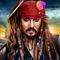 Thumbnail for Jack Sparrow portret Diamond Painting for you