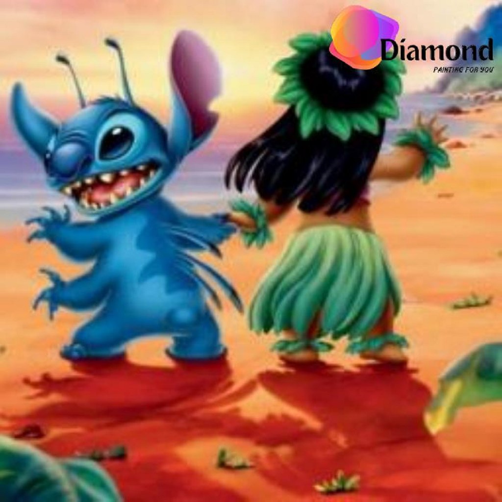 Lilo en Stitch achter je Diamond Painting for you