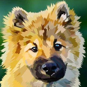 Kleine Pup Diamond Painting for you