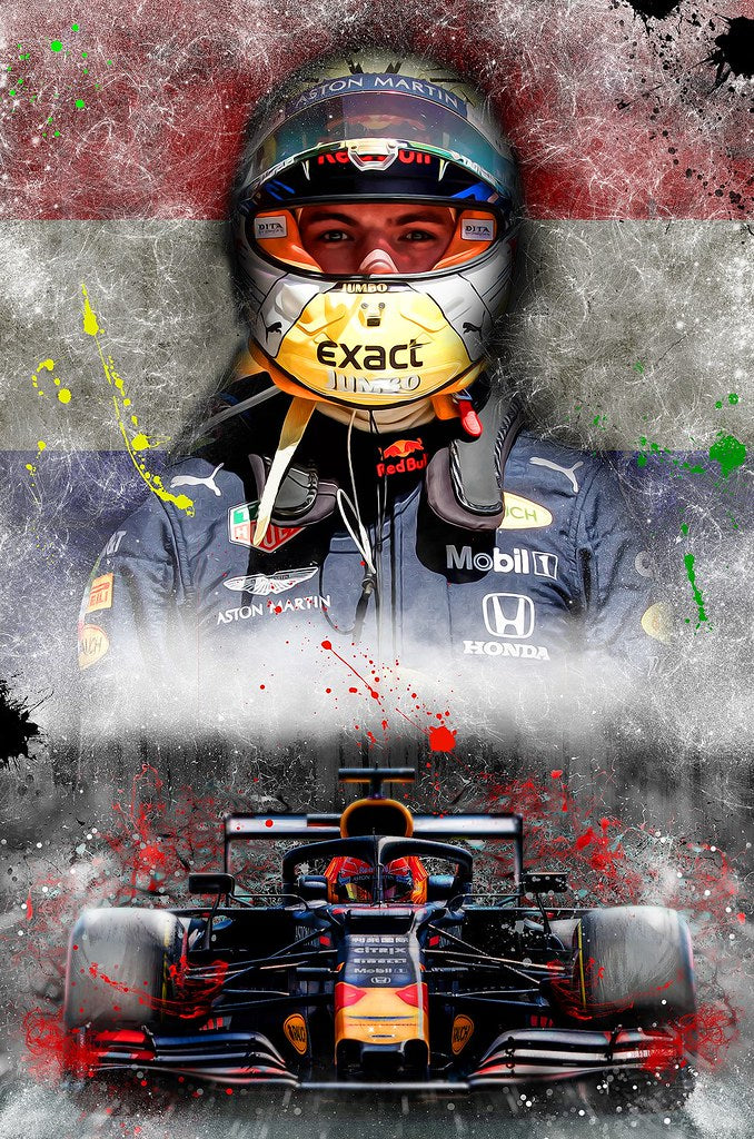 Max Verstappen poster Diamond Painting for you