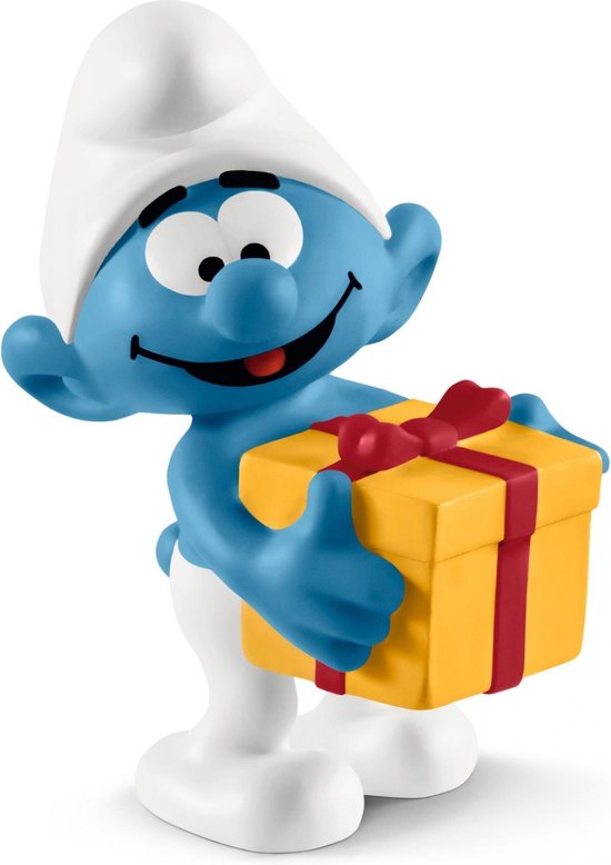 Lolsmurf met cadeautje Diamond Painting for you